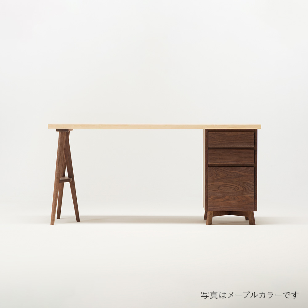 Solid Desk 片袖タイプ 1400 / 大雪木工（タイセツモッコウ） / デスク・PCデスク / TSM10078MBR_ma.jpg