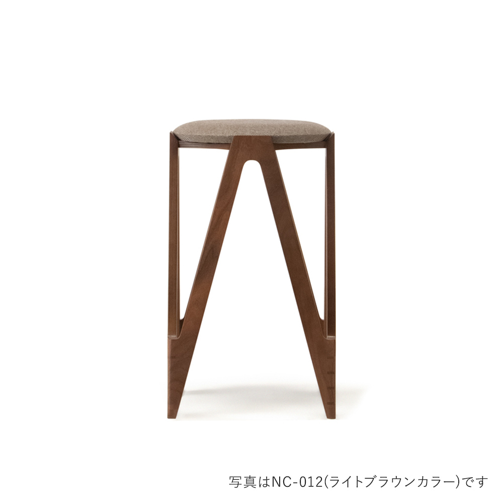 CO･DA･MA ハイスツール ウォルナット / 大雪木工（タイセツモッコウ） / スツール / TSM10094DBR_ma.jpg