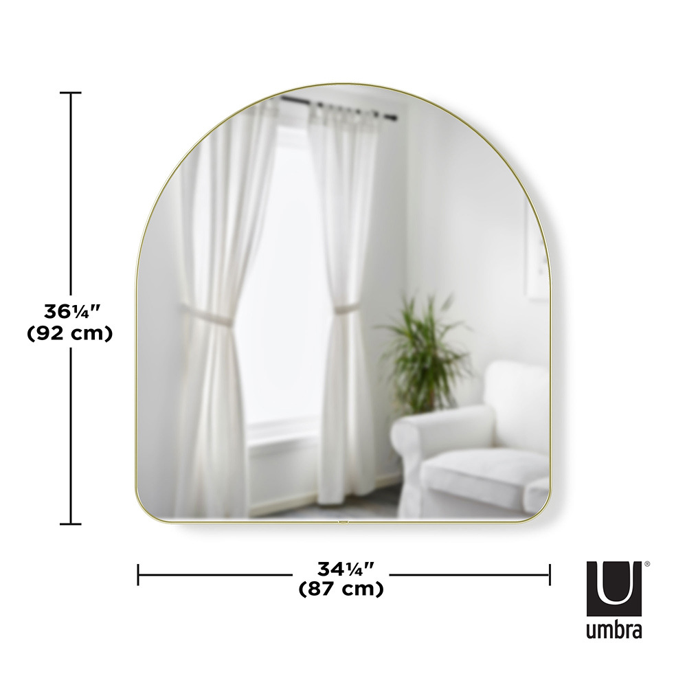 Umbra フーバ アーチド ミラー 86×91cm / Umbra（アンブラ） / 壁掛けミラー・壁掛け鏡・鏡台・スタンドミラー / UMB10020_dt_10.jpg