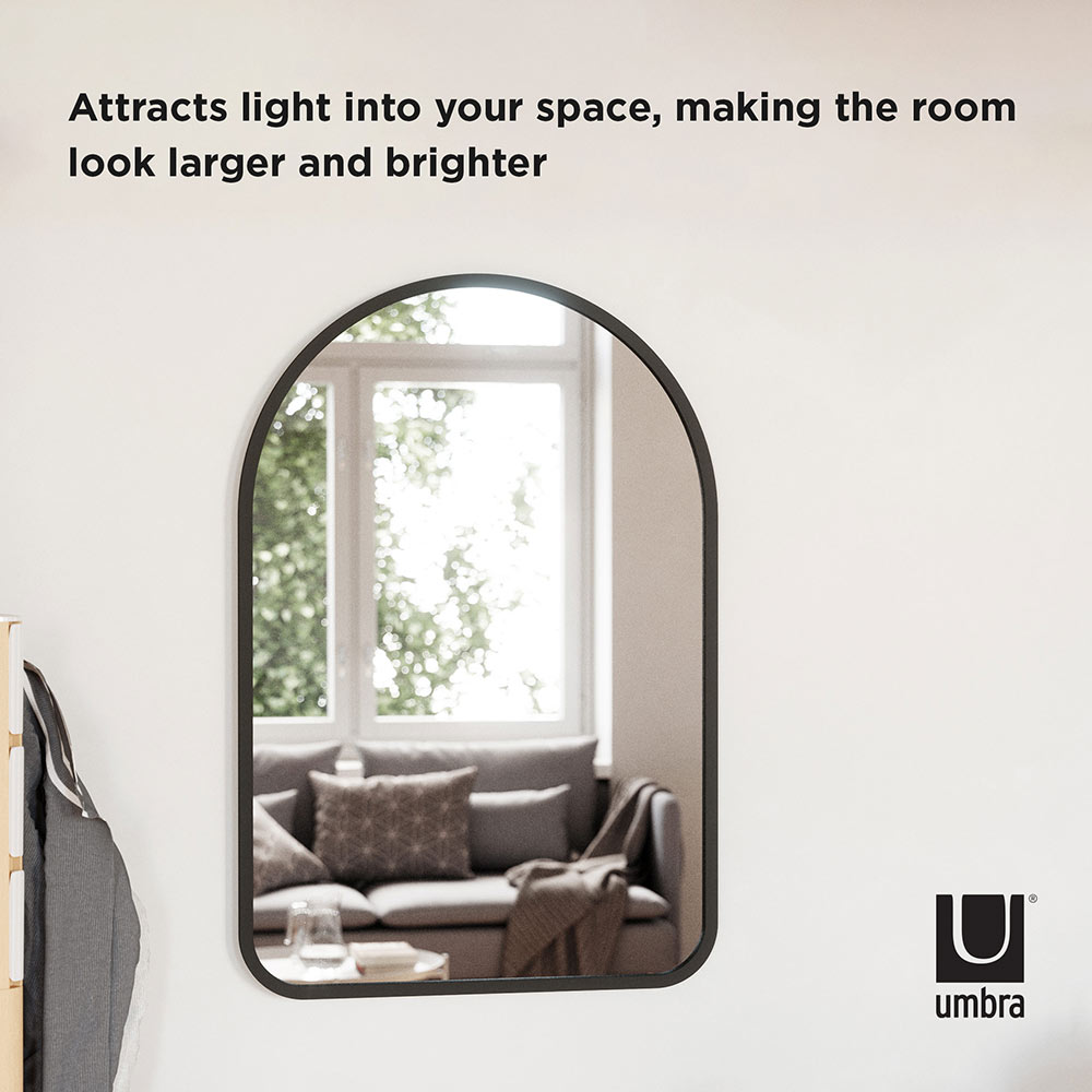 Umbra ハブ アーチド ミラー 61×91cm / Umbra（アンブラ） / 壁掛けミラー・壁掛け鏡・鏡台・スタンドミラー / UMB10024_dt_06.jpg