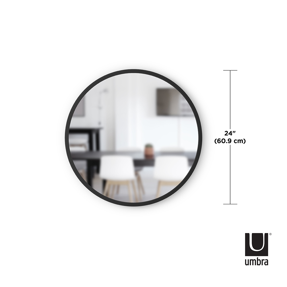Umbra ハブ ミラー 61×61cm / Umbra（アンブラ） / 壁掛けミラー・壁掛け鏡・鏡台・スタンドミラー / UMB10026_dt_06.jpg