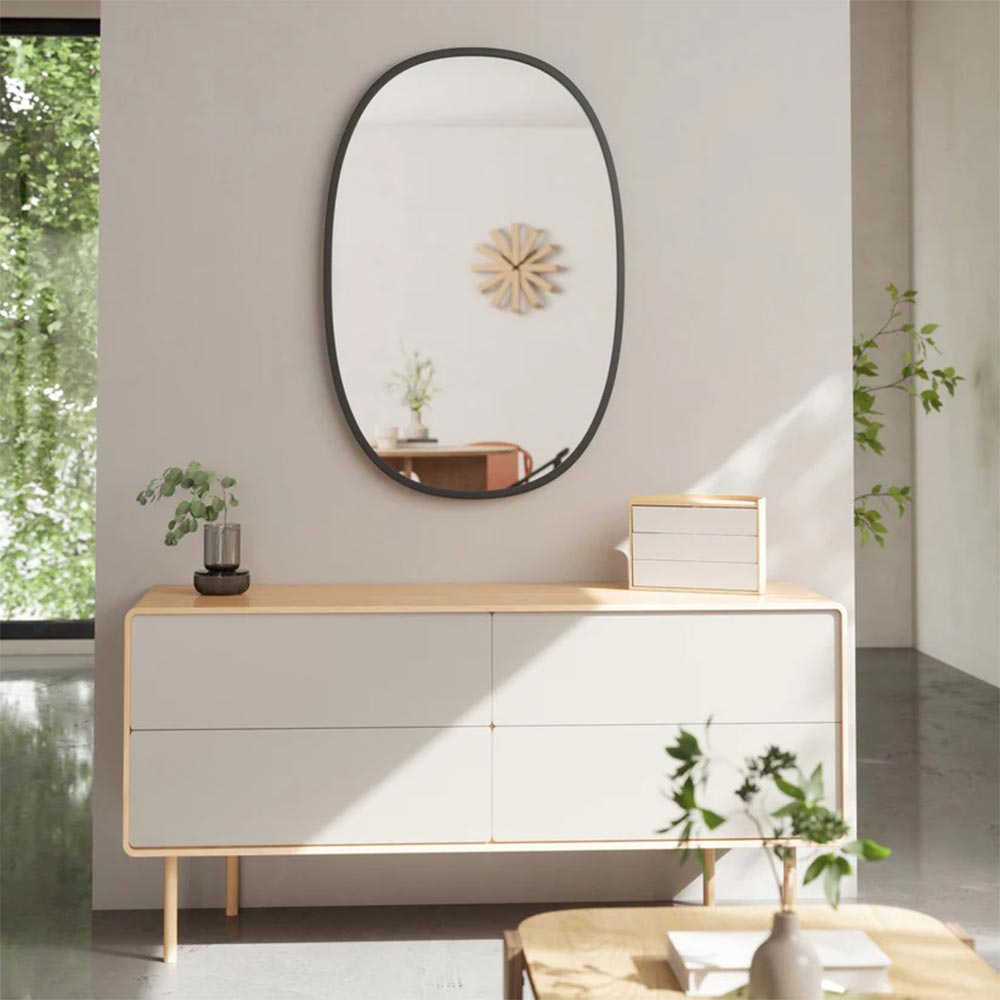 Umbra ハブ ミラー オーバル 91×61cm / Umbra（アンブラ） / 壁掛けミラー・壁掛け鏡・鏡台・スタンドミラー / UMB10037_dt_06.jpg