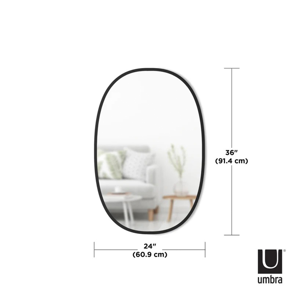 Umbra ハブ ミラー オーバル 91×61cm / Umbra（アンブラ） / 壁掛けミラー・壁掛け鏡・鏡台・スタンドミラー / UMB10037_dt_08.jpg