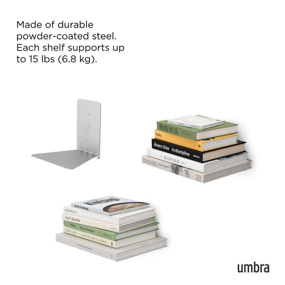 Umbra S コンシール ウォールシェルフ 3pcs / Umbra（アンブラ） / 飾り棚・ショーケース・収納ケース / UMB10061_dt_13.jpg