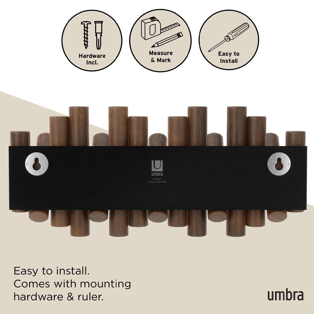 Umbra ピケットフック 5 / Umbra（アンブラ） / コートハンガー・ハンガーラック・ポールハンガー / UMB10068_dt_15.jpg