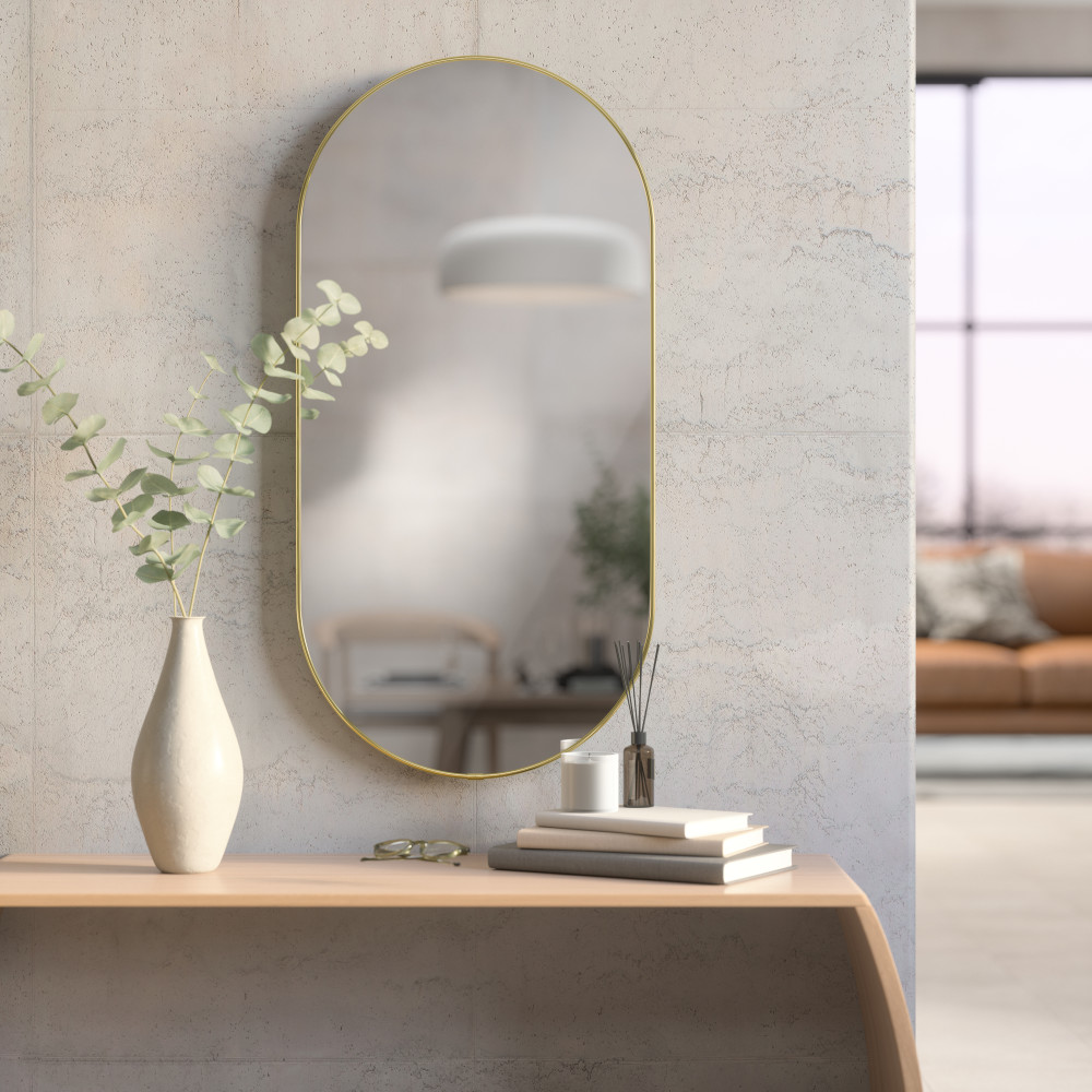 フーバ ピルミラー 91×46cm Umbra / Umbra（アンブラ） / 壁掛けミラー・壁掛け鏡・鏡台・スタンドミラー / UMB10075_dt_13.jpg