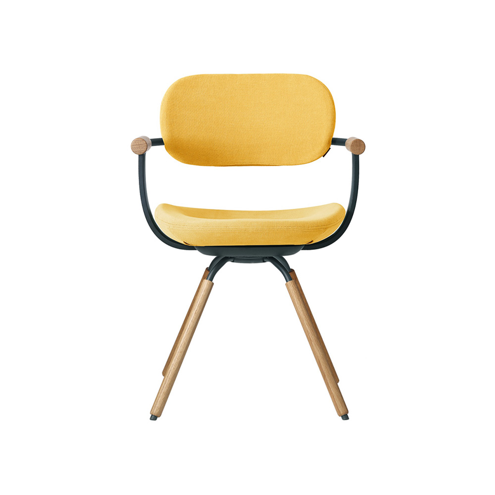 vertebra03 バーテブラ03 KG-877KS-G1 Oak Light/ダークグリーン / vertebra03(バーテブラゼロサン) / オフィスチェア・ワークチェア / VTB10028YEL_ma.jpg