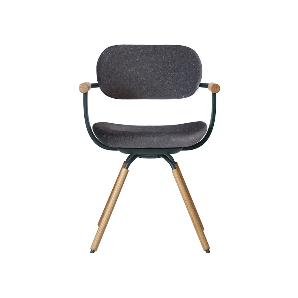 vertebra03 バーテブラ03 KG-877CD-G1 Oak Light/ダークグリーン / vertebra03(バーテブラゼロサン) / オフィスチェア・ワークチェア / VTB10036BLK_ma.jpg