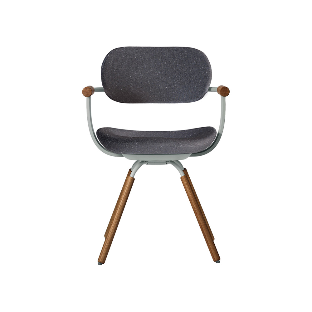 vertebra03 バーテブラ03 KG-899CD-L4 Oak Dark/ペールオリーブ / vertebra03(バーテブラゼロサン) / オフィスチェア・ワークチェア / VTB10038BLK_ma.jpg