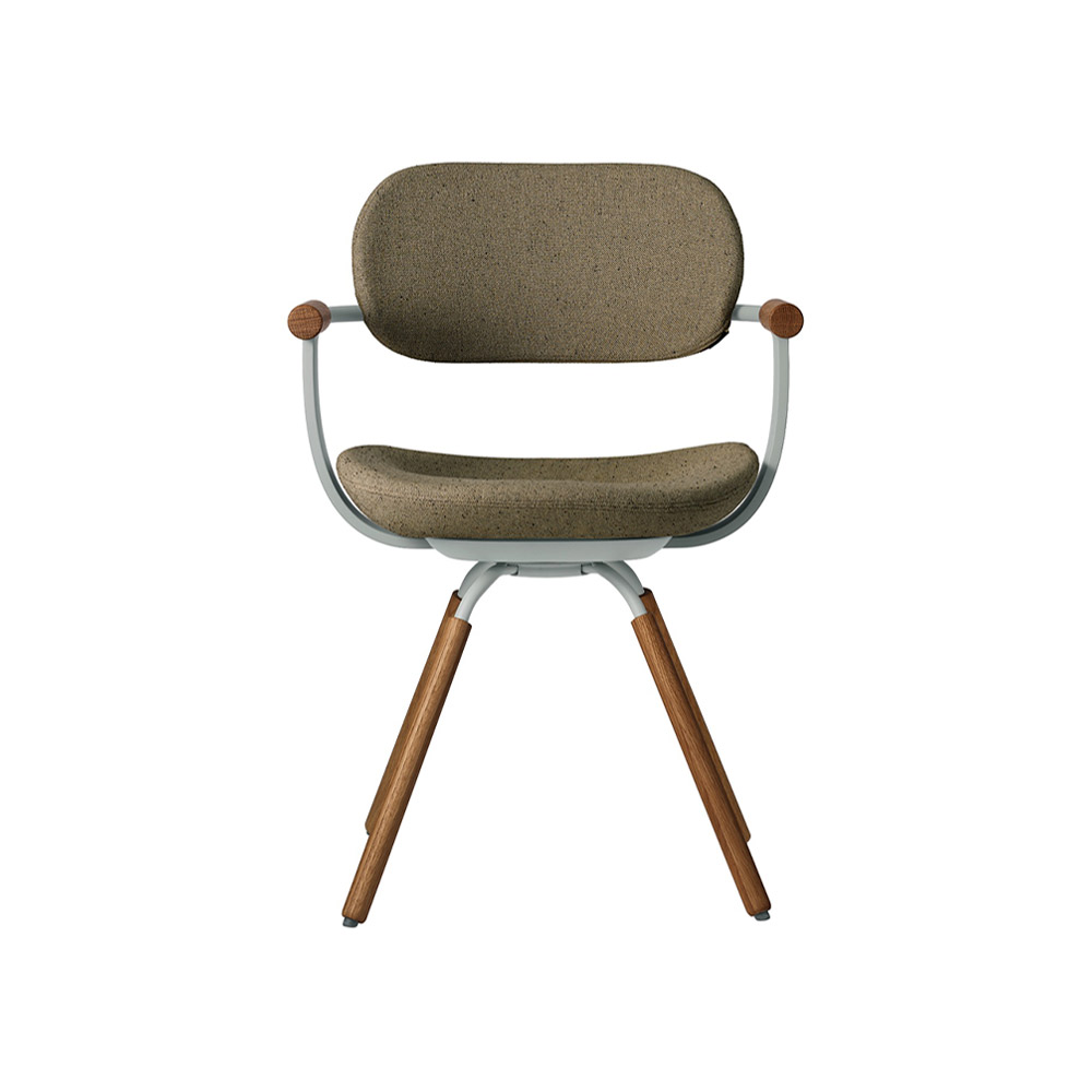 vertebra03 バーテブラ03 KG-899CD-L4 Oak Dark/ペールオリーブ / vertebra03(バーテブラゼロサン) / オフィスチェア・ワークチェア / VTB10038GRN_ma.jpg