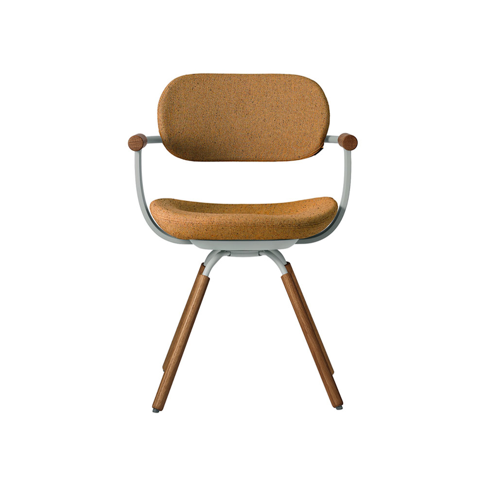 vertebra03 バーテブラ03 KG-899CD-L4 Oak Dark/ペールオリーブ / vertebra03(バーテブラゼロサン) / オフィスチェア・ワークチェア / VTB10038YEL_ma.jpg