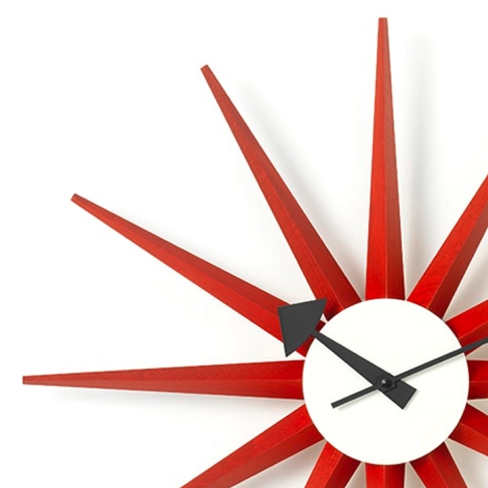 Wall Clocks - Sunburst Clock / Vitra(ヴィトラ) / 時計・壁掛け時計・置時計 / col_VTR10012RED.jpg