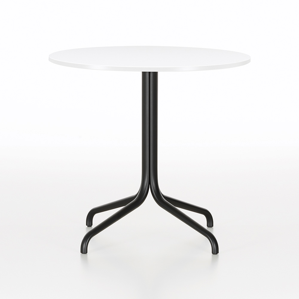 Belleville Table indoor φ796 melamine white / Vitra（ヴィトラ） / ダイニングテーブル / VTR10045_dt_01.jpg