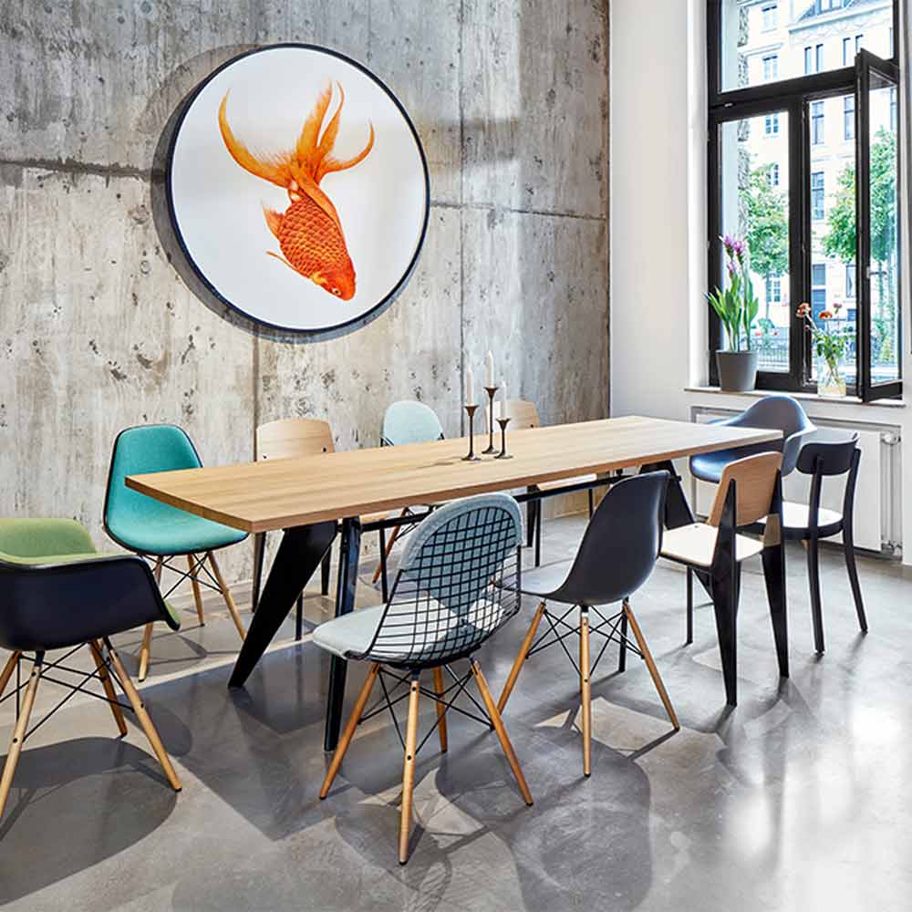 Vitra EM Table W1800 Solid natural oak / ヴィトラ Vitra EM Table W1800 Solid natural oak / ヴィトラ
