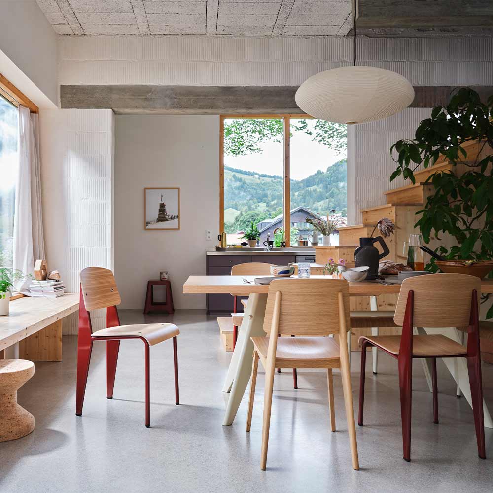 EM Table W2000 HPL asphalt / Vitra（ヴィトラ） / ダイニングテーブル / VTR10158_dt_21.jpg