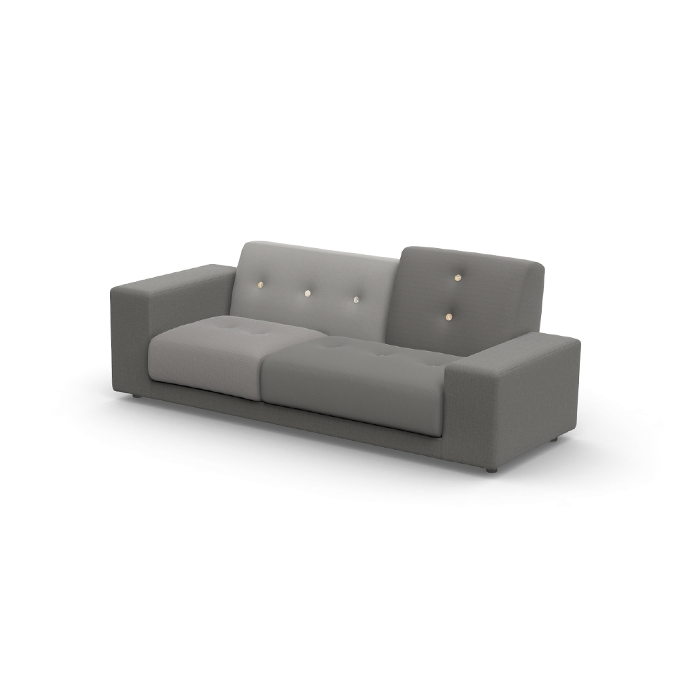 Polder Compact Light buttons Low armrest right/sitting left / Vitra（ヴィトラ） / 3人掛けソファ / VTR10163GRY_ma.jpg