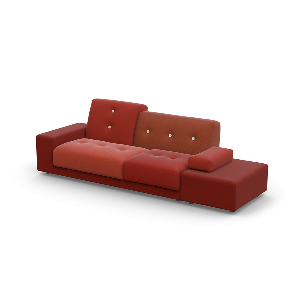 Polder Sofa Light buttons Armrest left/sitting right / Vitra（ヴィトラ） / カウチソファ / VTR10164RED_ma.jpg