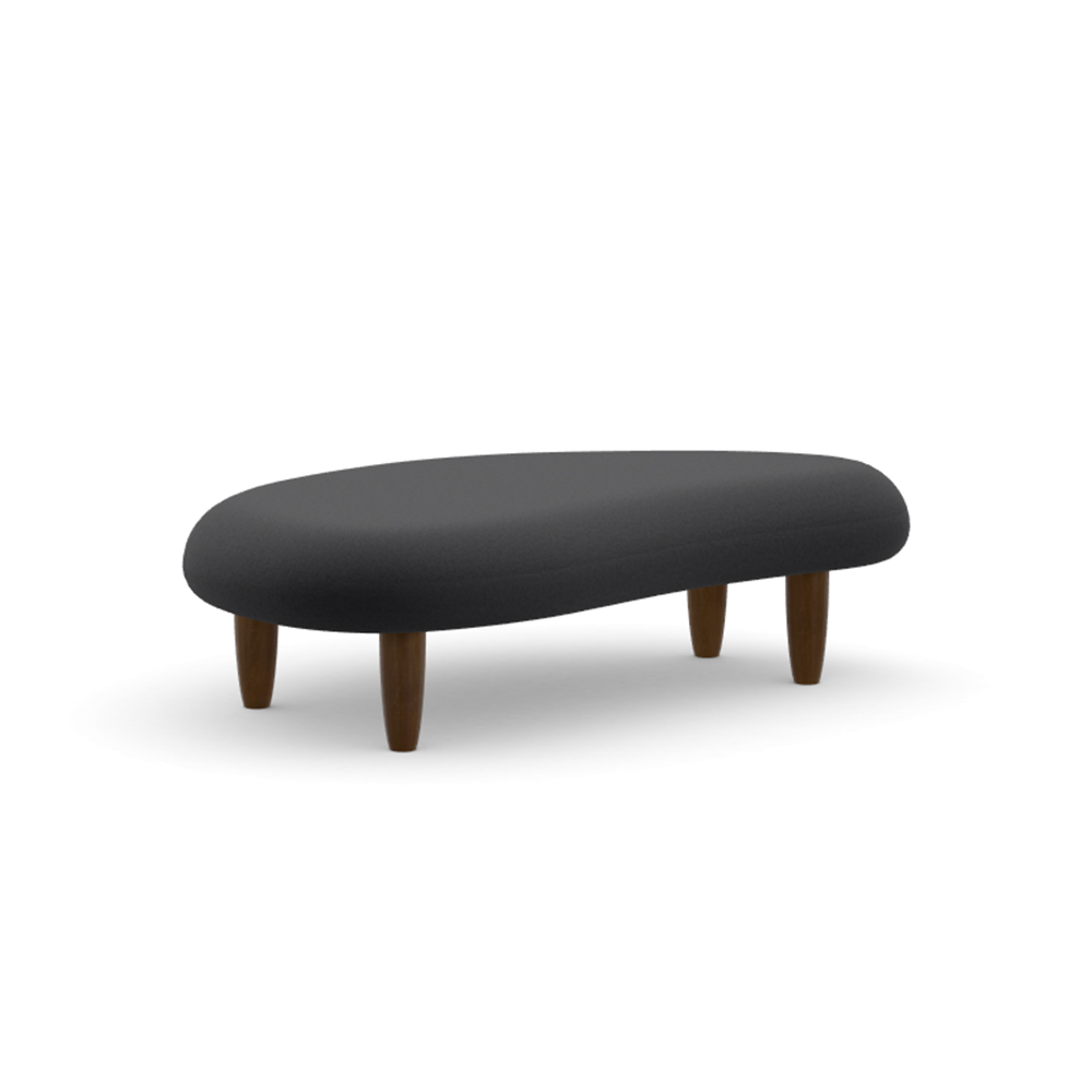 Freeform Ottoman stained walnut-colored leg / Vitra（ヴィトラ） / オットマン / VTR10182BLK_ma.jpg