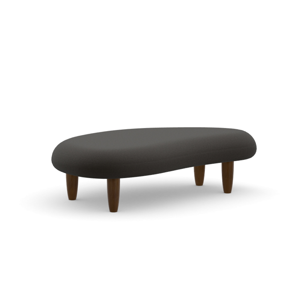 Freeform Ottoman stained walnut-colored leg / Vitra（ヴィトラ） / オットマン / VTR10182DBR_ma.jpg