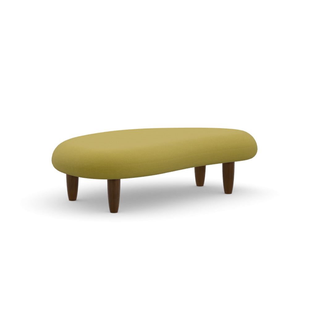 Freeform Ottoman stained walnut-colored leg / Vitra（ヴィトラ） / オットマン / VTR10182YEL_ma.jpg