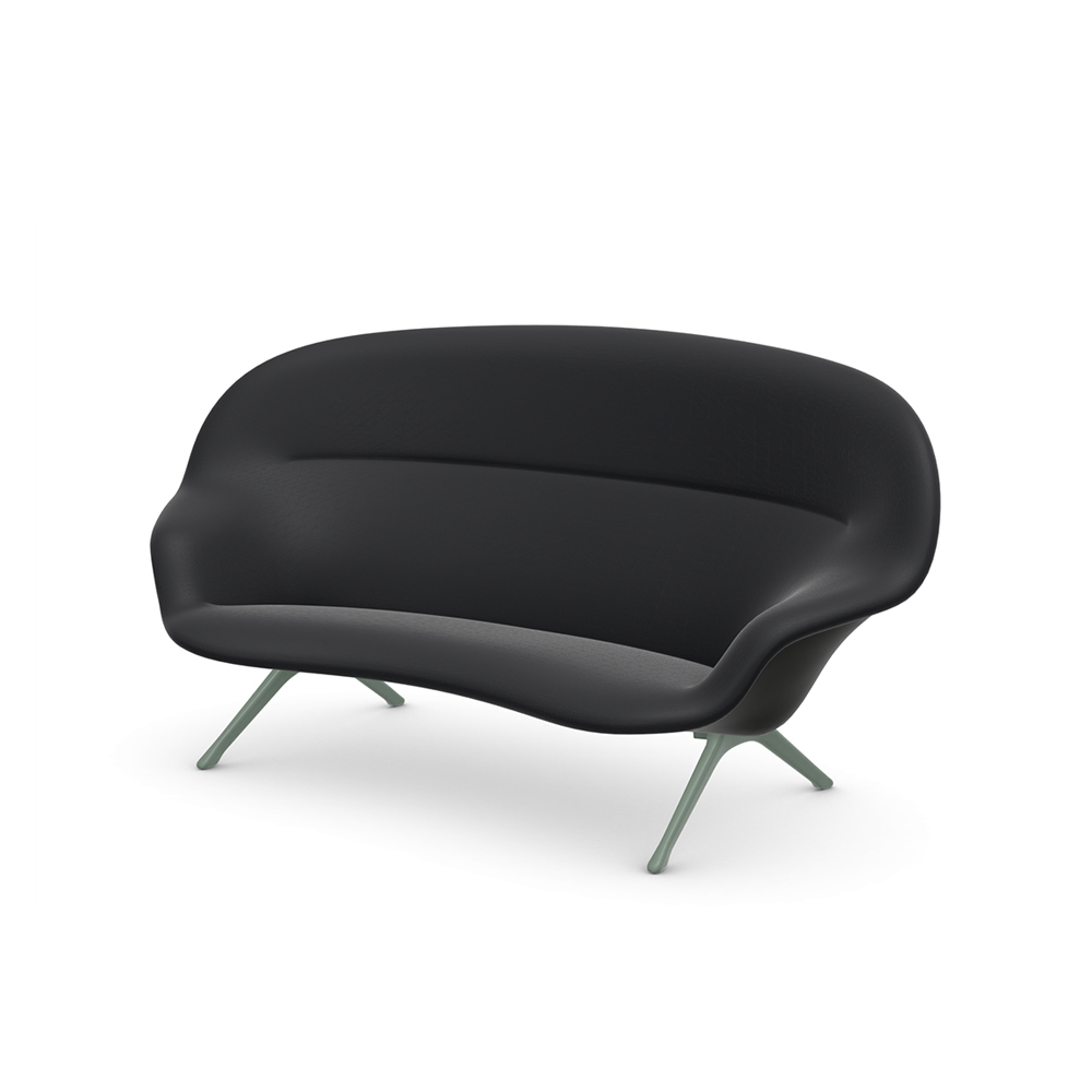 Abalon Sofa black back/mint leg / Vitra（ヴィトラ） / 3人掛けソファ / VTR10190BLK_ma.jpg