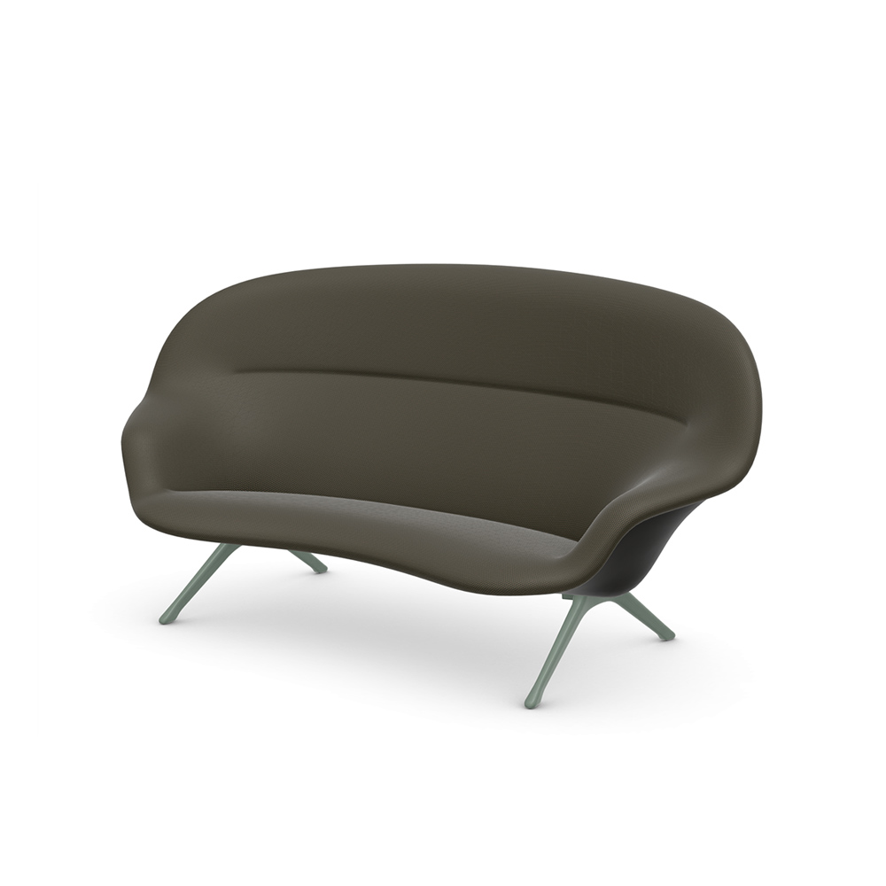 Abalon Sofa black back/mint leg / Vitra（ヴィトラ） / 3人掛けソファ / VTR10190DBR_ma.jpg