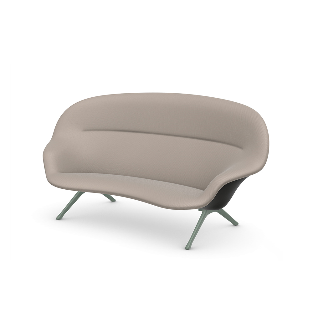 Abalon Sofa black back/mint leg / Vitra（ヴィトラ） / 3人掛けソファ / VTR10190WHT_ma.jpg