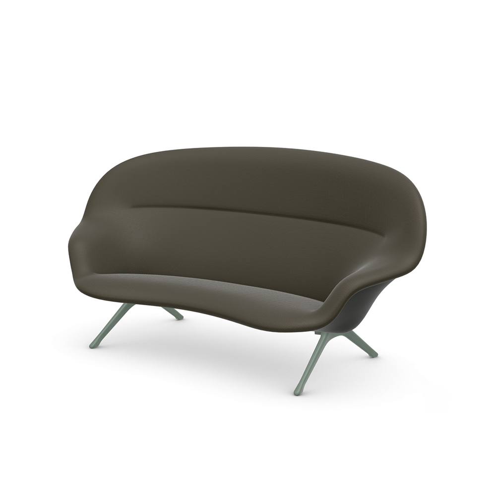 Abalon Sofa dark green back/mint leg / Vitra（ヴィトラ） / 3人掛けソファ / VTR10191DBR_ma.jpg