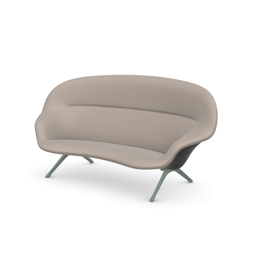 Abalon Sofa dark green back/mint leg / Vitra（ヴィトラ） / 3人掛けソファ / VTR10191WHT_ma.jpg