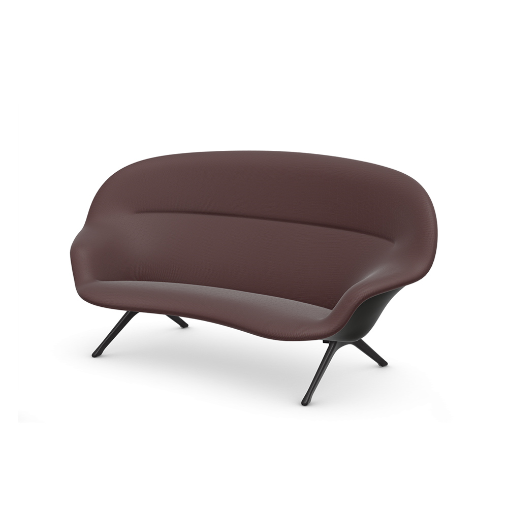 Abalon Sofa black back/deep black leg / Vitra（ヴィトラ） / 3人掛けソファ / VTR10193MBR_ma.jpg
