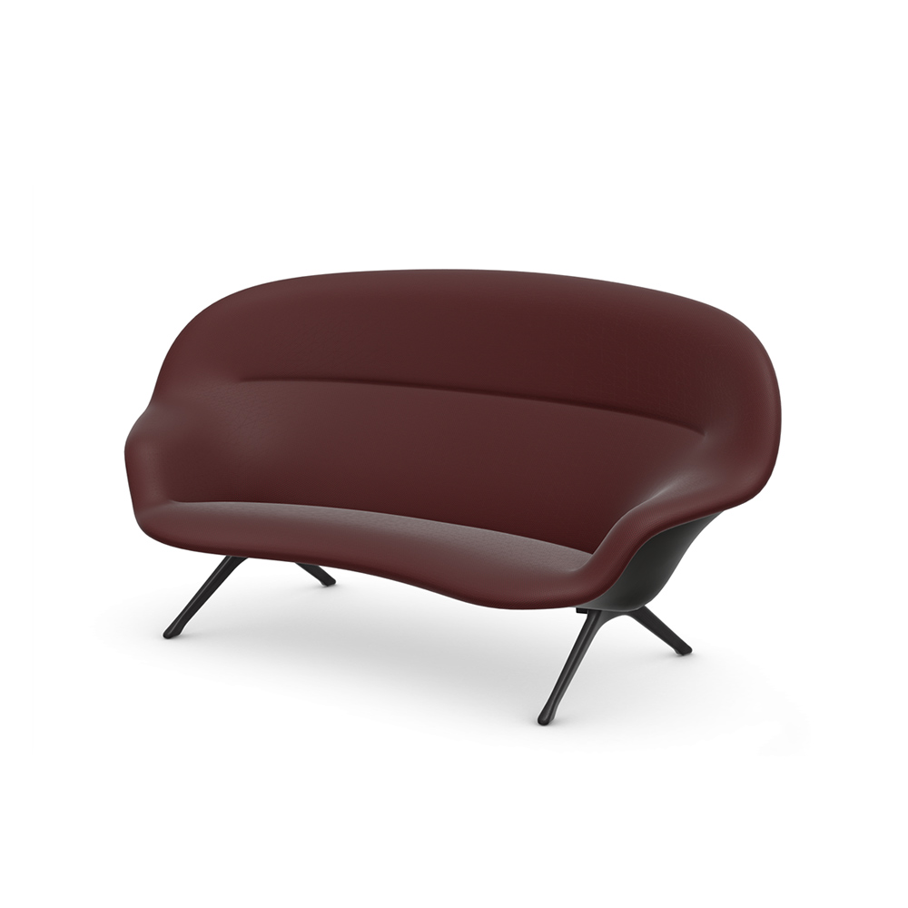 Abalon Sofa black back/deep black leg / Vitra（ヴィトラ） / 3人掛けソファ / VTR10193RED_ma.jpg