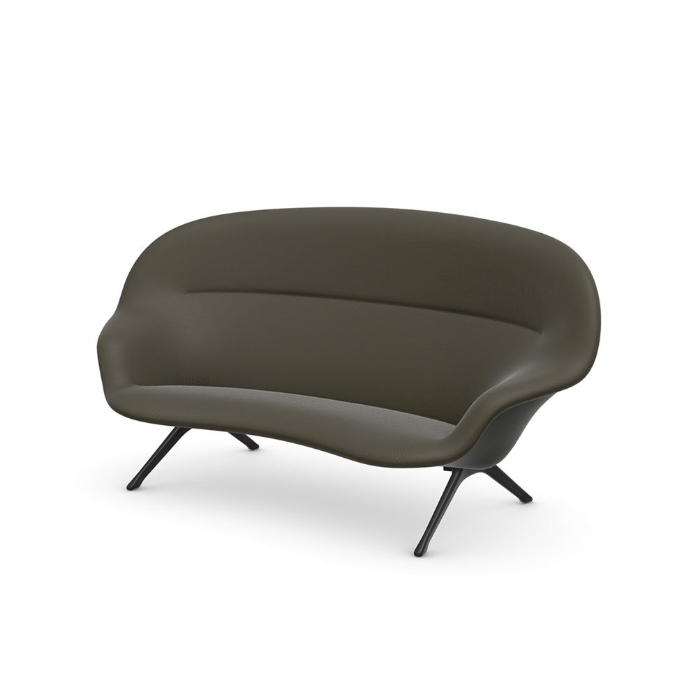 Abalon Sofa dark green back/deep black leg / Vitra（ヴィトラ） / 3人掛けソファ / VTR10194DBR_ma.jpg