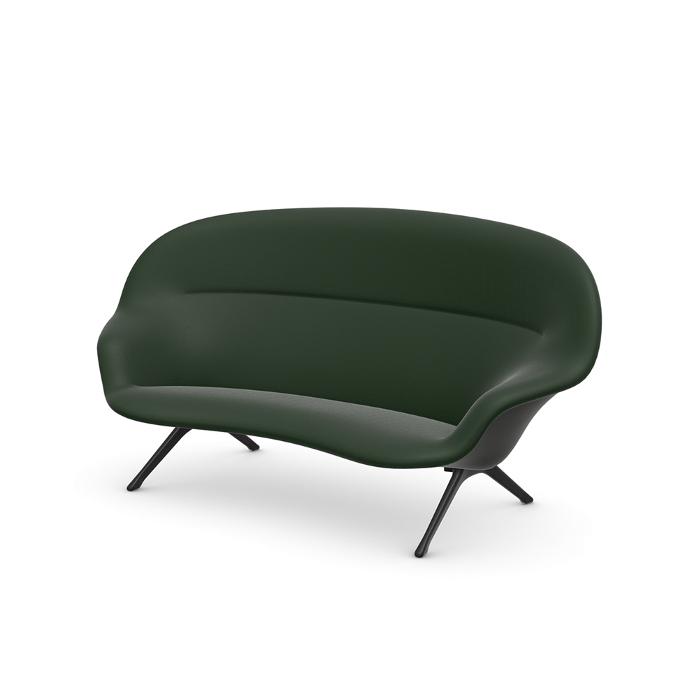 Abalon Sofa dark green back/deep black leg / Vitra（ヴィトラ） / 3人掛けソファ / VTR10194GRY_ma.jpg