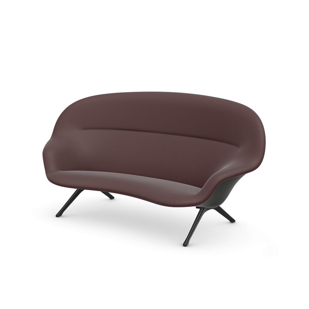Abalon Sofa dark green back/deep black leg / Vitra（ヴィトラ） / 3人掛けソファ / VTR10194MBR_ma.jpg