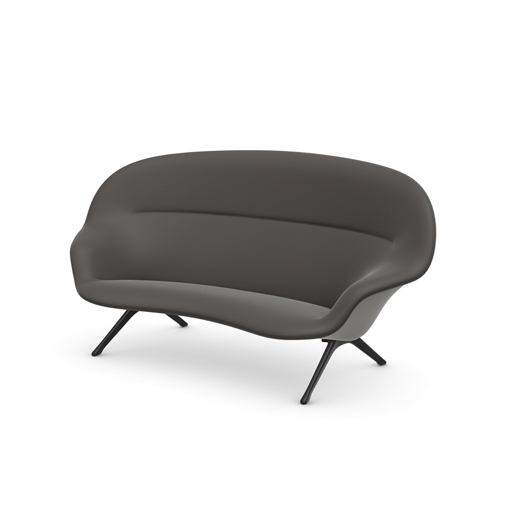 Abalon Sofa silver grey back/deep black leg / Vitra（ヴィトラ） / 3人掛けソファ / VTR10195LBR_ma.jpg