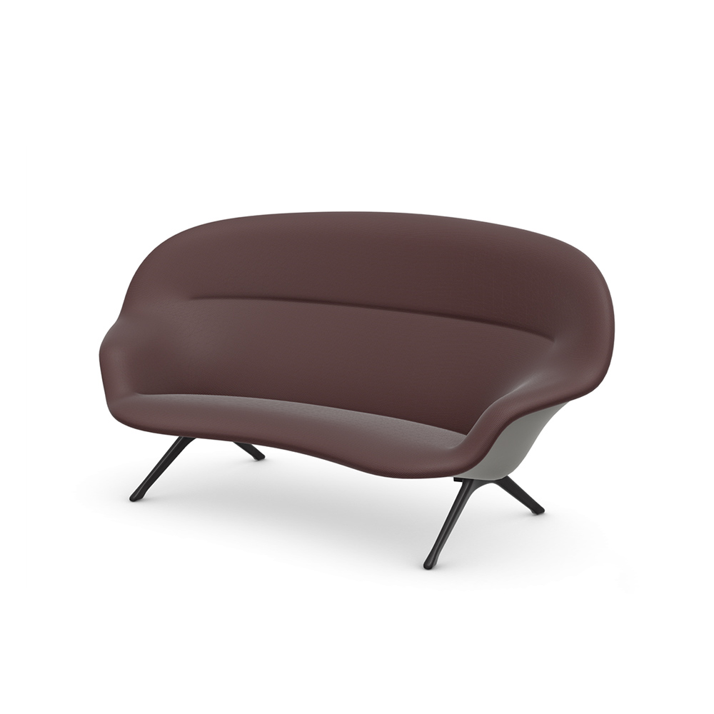 Abalon Sofa silver grey back/deep black leg / Vitra（ヴィトラ） / 3人掛けソファ / VTR10195MBR_ma.jpg