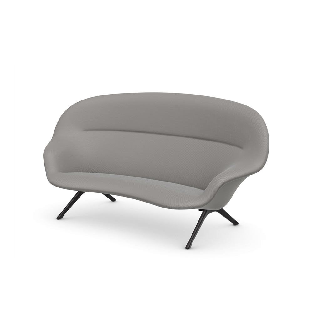 Abalon Sofa silver grey back/deep black leg / Vitra（ヴィトラ） / 3人掛けソファ / VTR10195SIL_ma.jpg