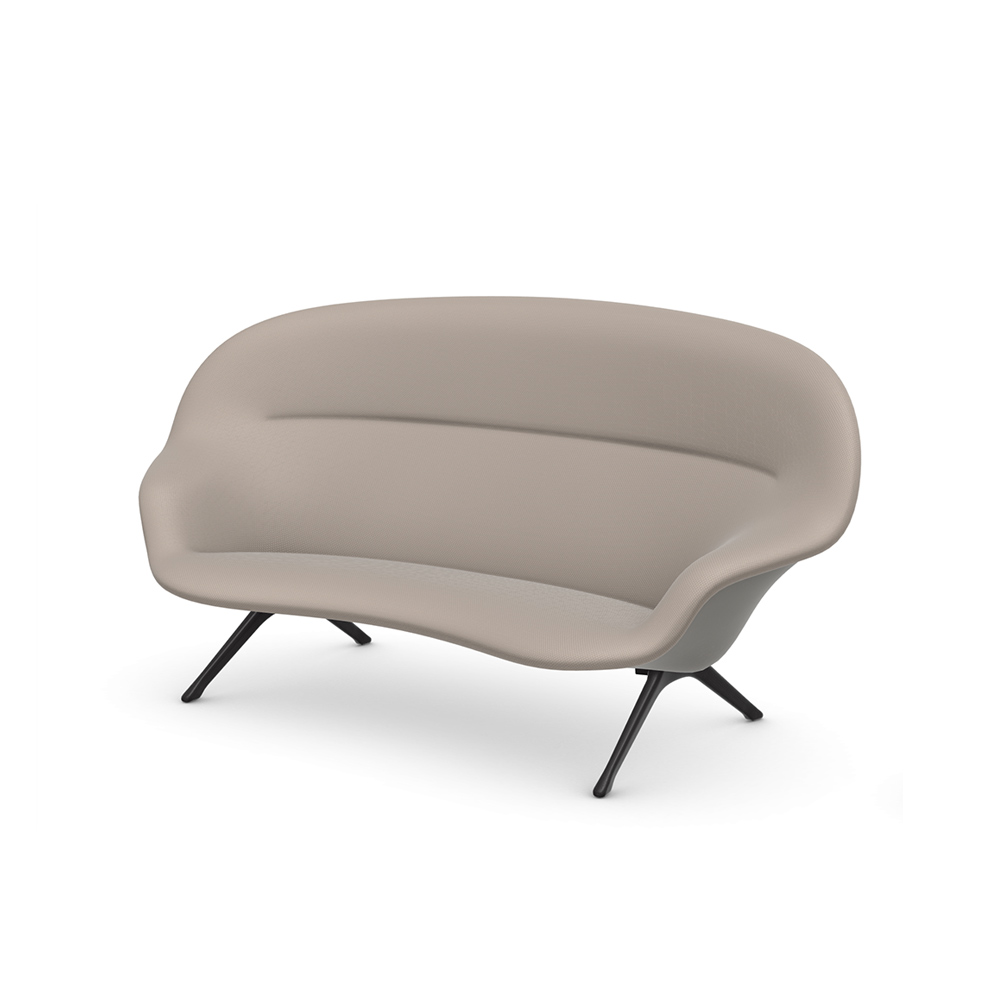 Abalon Sofa silver grey back/deep black leg / Vitra（ヴィトラ） / 3人掛けソファ / VTR10195WHT_ma.jpg