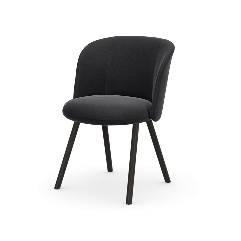 Mikado Side Chair dark stained solid oak / Vitra（ヴィトラ） / ダイニングチェア / VTR10199BLK_ma.jpg