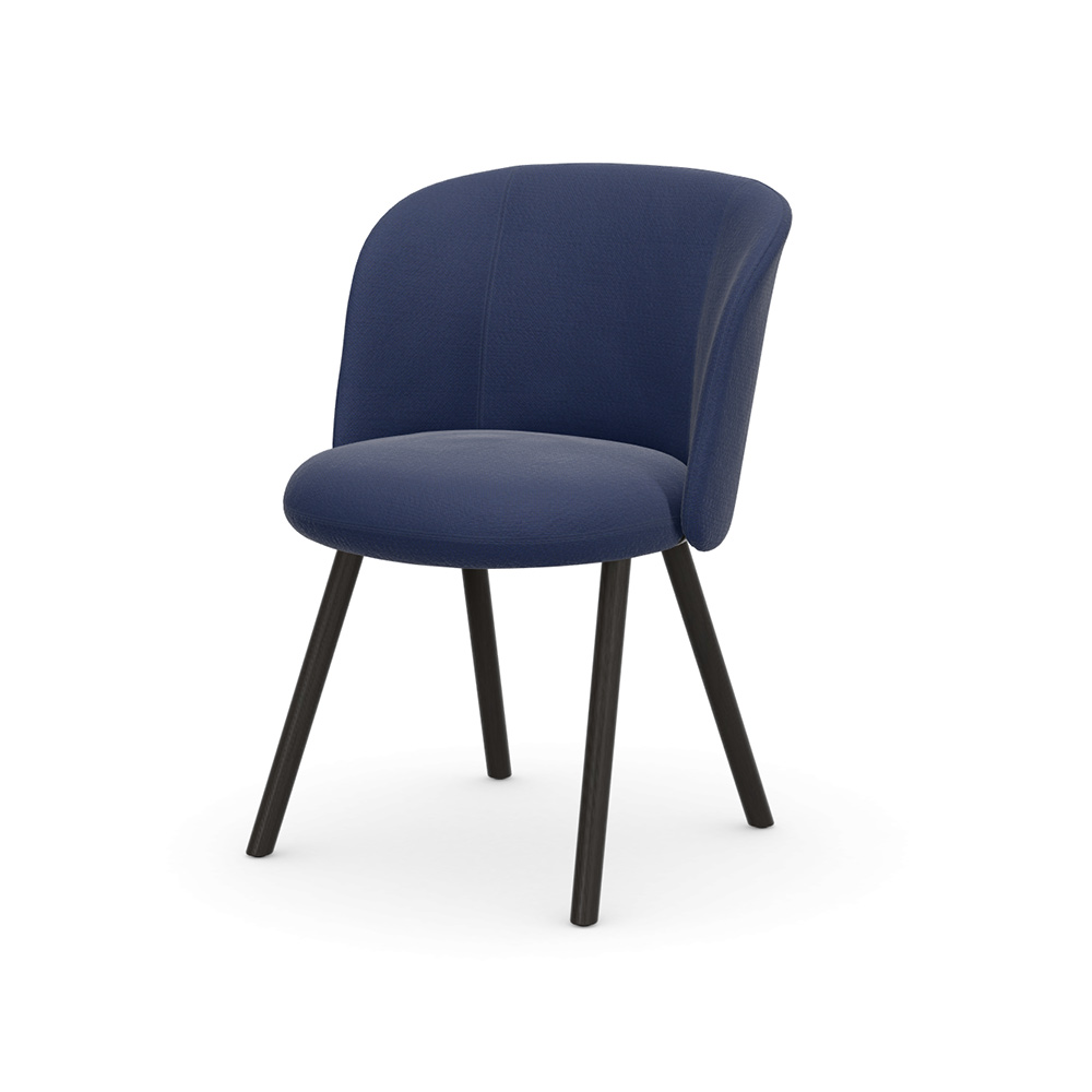 Mikado Side Chair dark stained solid oak / Vitra（ヴィトラ） / ダイニングチェア / VTR10199BLU_ma.jpg