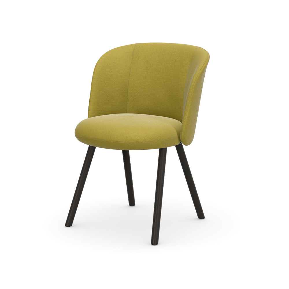 Mikado Side Chair dark stained solid oak / Vitra（ヴィトラ） / ダイニングチェア / VTR10199YEL_ma.jpg