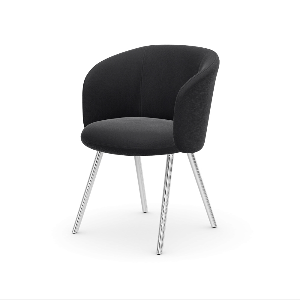 Mikado Armchair polish / Vitra（ヴィトラ） / ダイニングチェア / VTR10207BLK_ma.jpg