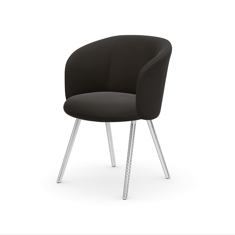 Mikado Armchair polish / Vitra（ヴィトラ） / ダイニングチェア / VTR10207DBR_ma.jpg