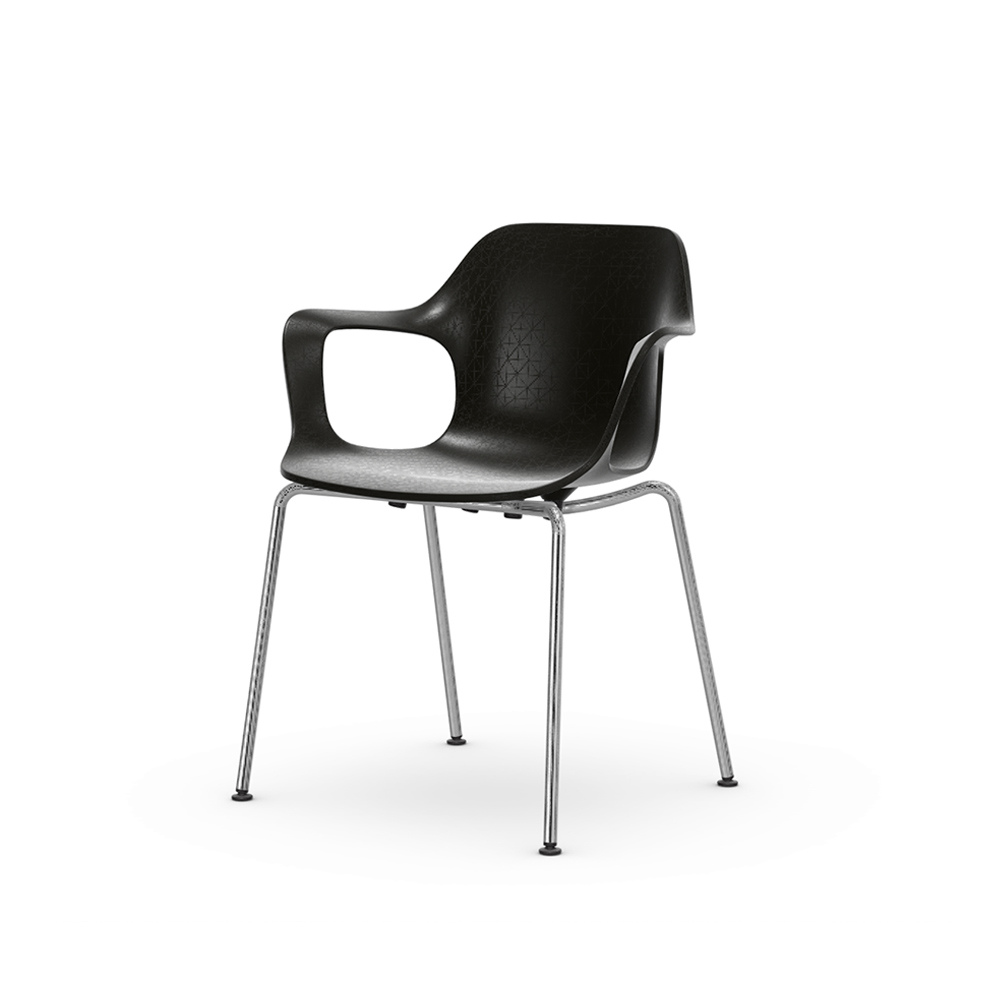 HAL RE Armchair Tube Stackable chrome / Vitra（ヴィトラ） / ダイニングチェア / VTR10227BLK_ma.jpg