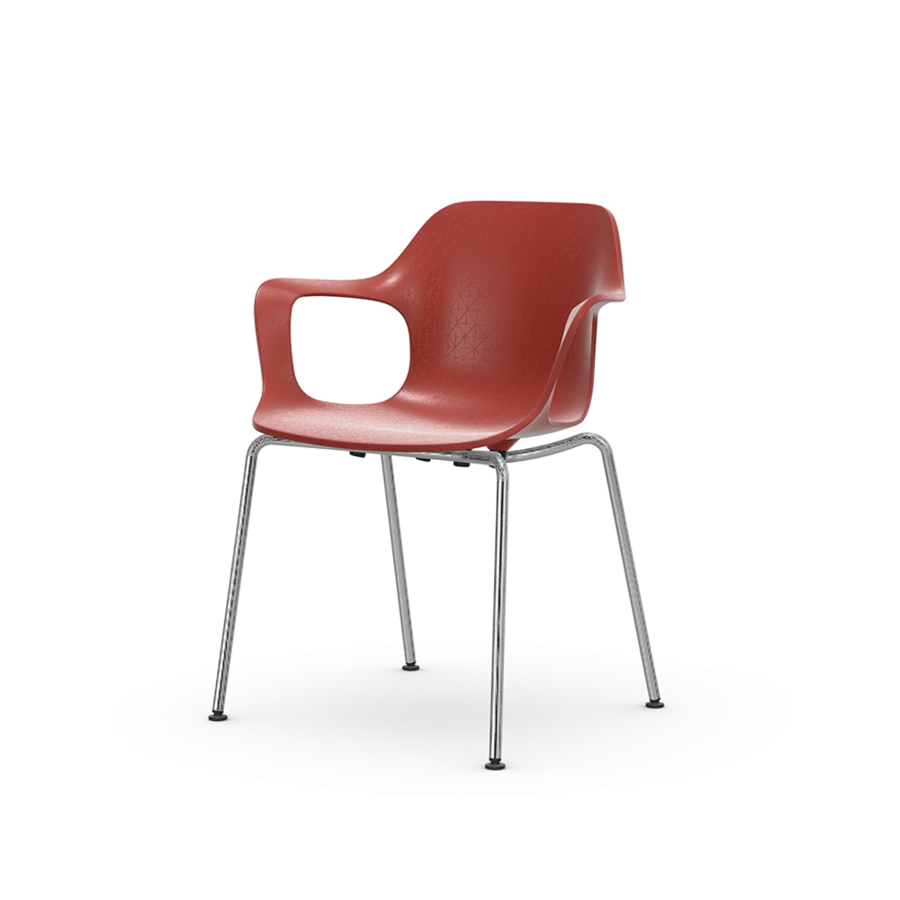 HAL RE Armchair Tube Stackable chrome / Vitra（ヴィトラ） / ダイニングチェア / VTR10227RED_ma.jpg