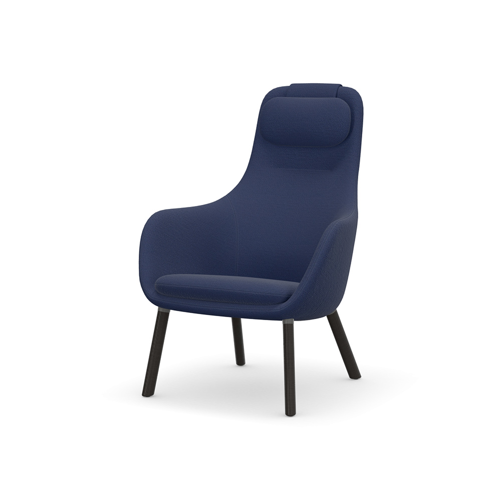 HAL Lounge Chair with loose cushion dark oak / Vitra（ヴィトラ） / ラウンジチェア / VTR10237BLU_ma.jpg