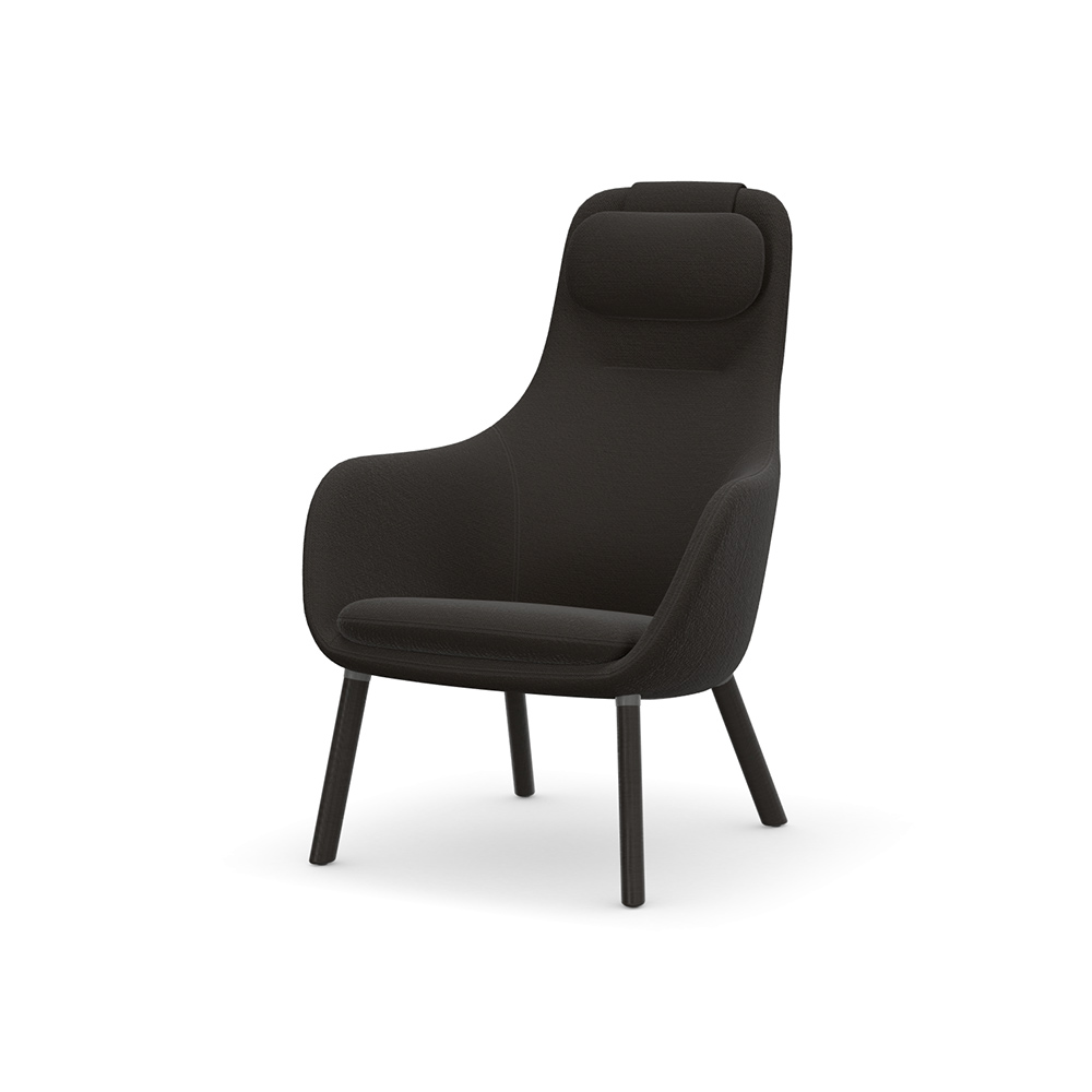 HAL Lounge Chair with loose cushion dark oak / Vitra（ヴィトラ） / ラウンジチェア / VTR10237DBR_ma.jpg