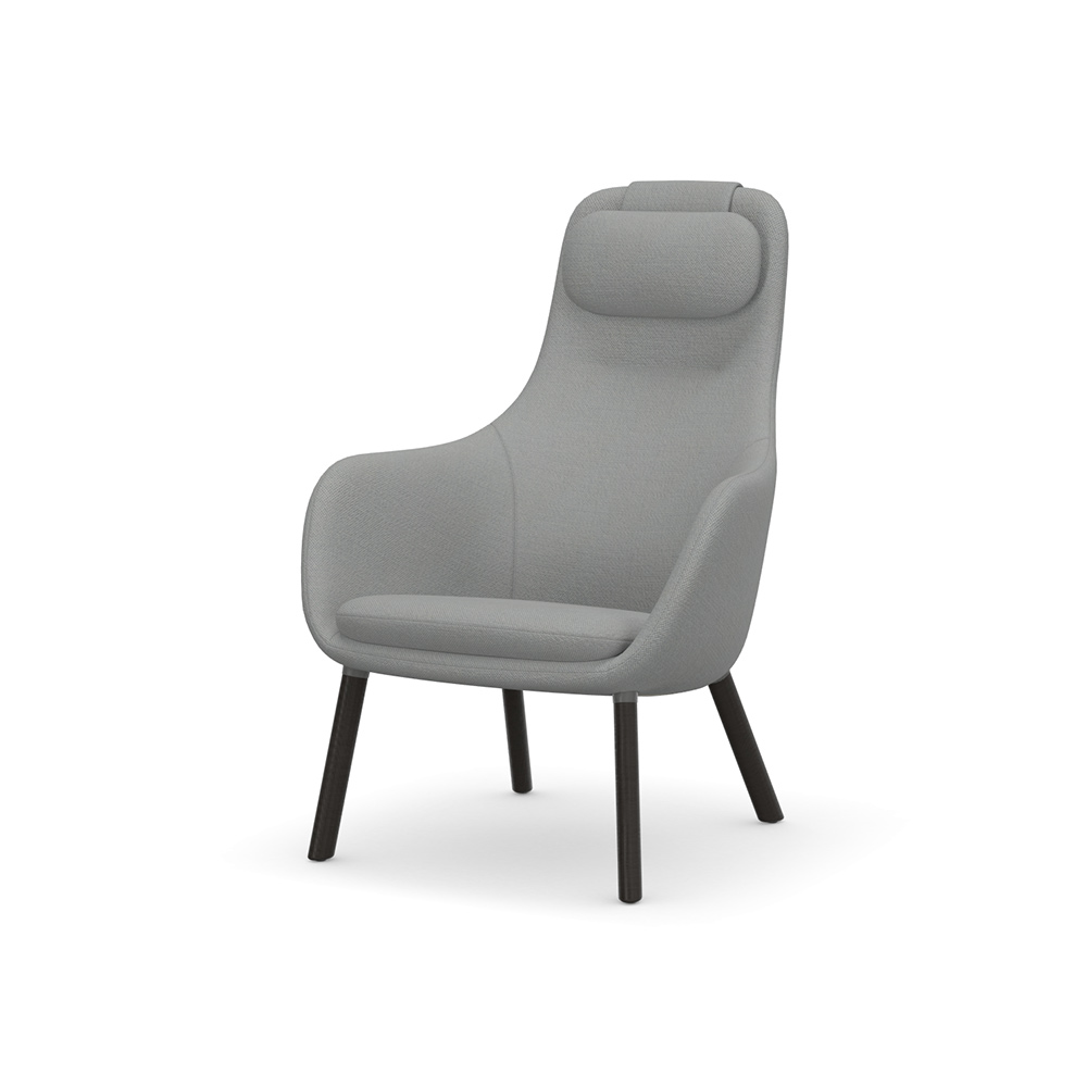 HAL Lounge Chair with loose cushion dark oak / Vitra（ヴィトラ） / ラウンジチェア / VTR10237GRY_ma.jpg
