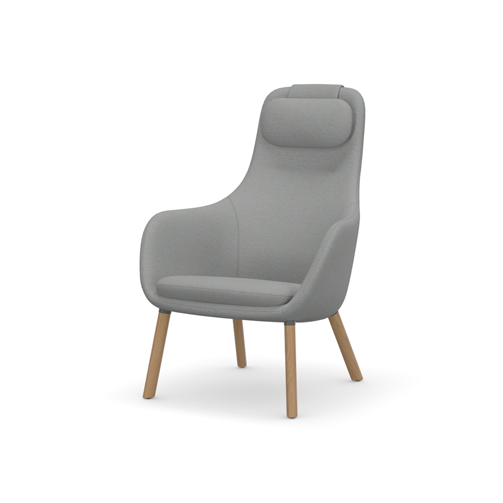 HAL Lounge Chair with loose cushion natural oak / Vitra（ヴィトラ） / ラウンジチェア / VTR10238GRY_ma.jpg