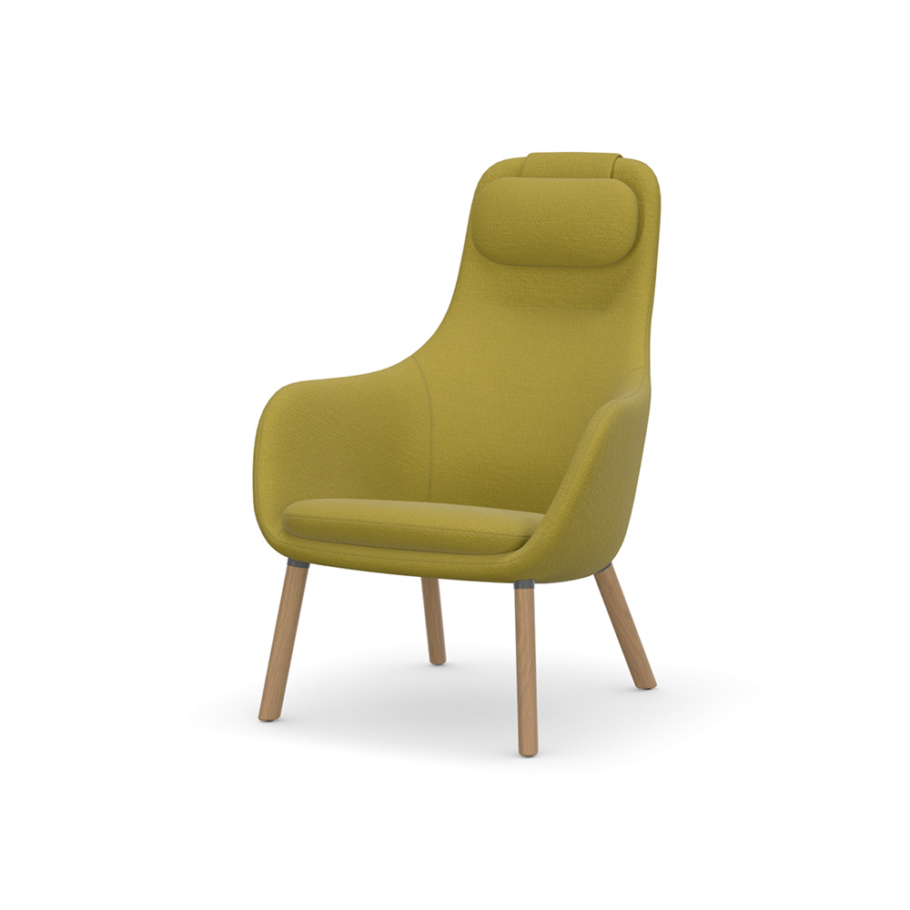 HAL Lounge Chair with loose cushion natural oak / Vitra（ヴィトラ） / ラウンジチェア / VTR10238YEL_ma.jpg